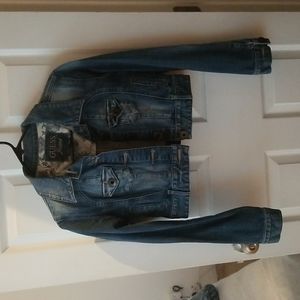 Guess Jeans cropped jean jacket